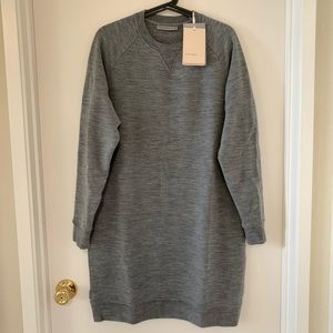 Icebreaker Lydmar Dress in Gritstone Heather, M